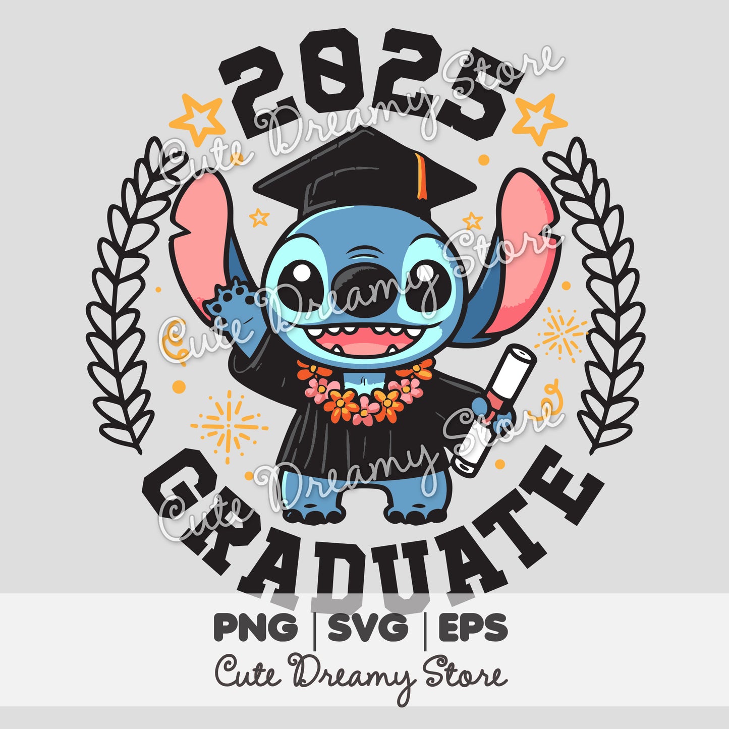 Graduation Stitch Class 2025 SVG / PNG / EPS vector