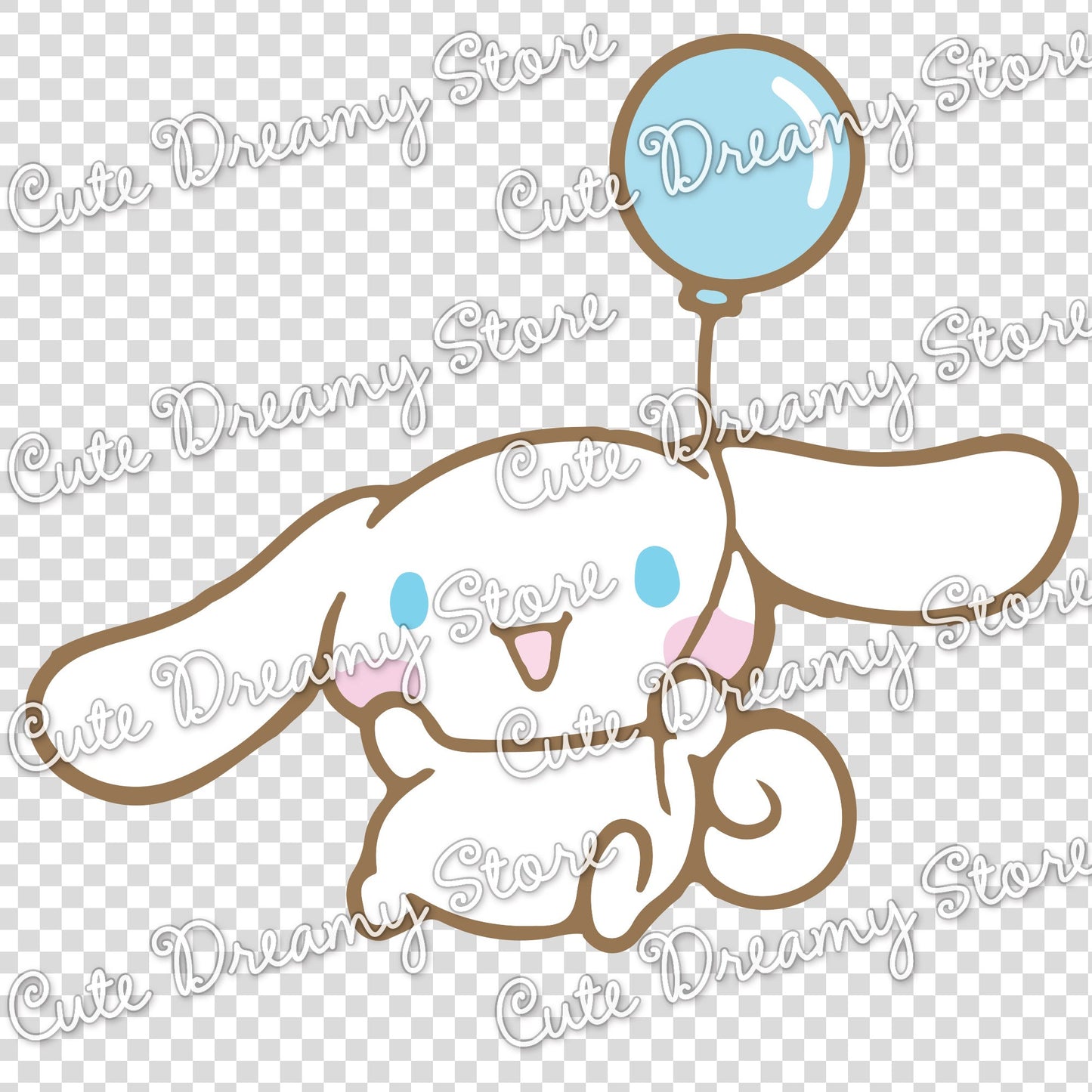 Globos Cinnamoroll Paquete Clipart SVG / PNG / EPS vector