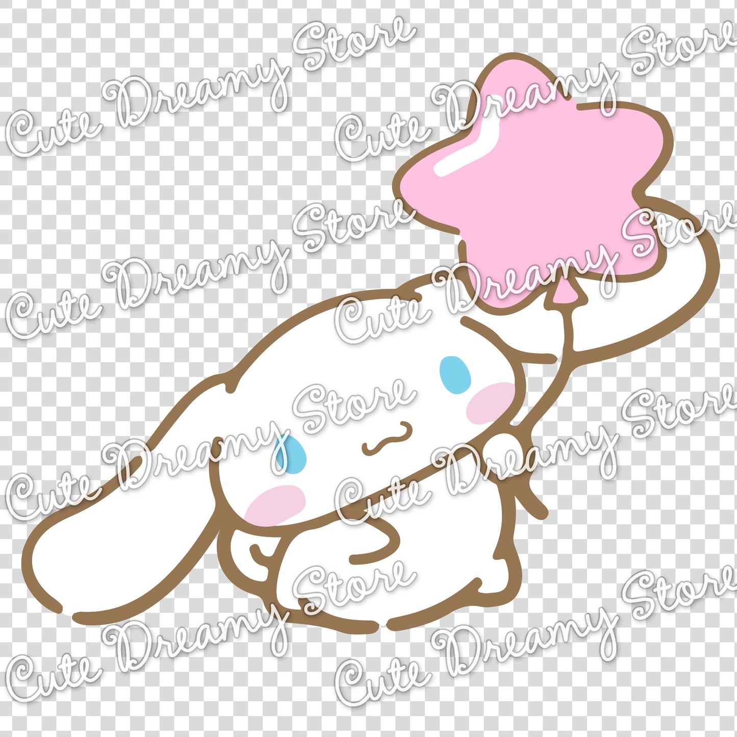 Globos Cinnamoroll Paquete Clipart SVG / PNG / EPS vector