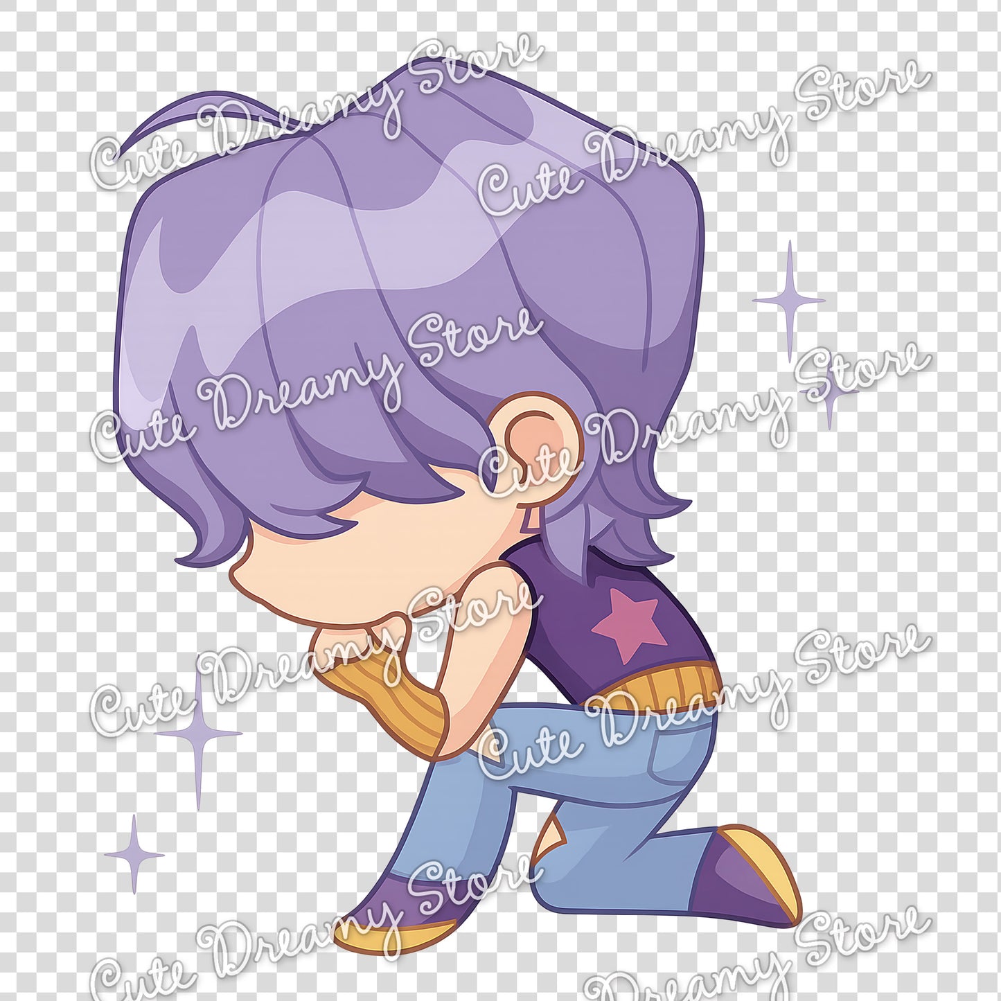 Chibi Saja Boys Clipart | Final Scene K-pop Demon Hunters PNG