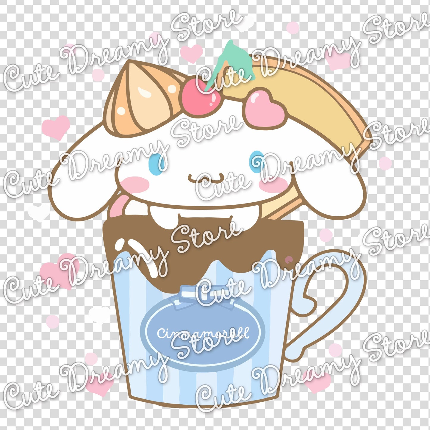 Chocolate Cup Cinnamoroll Clipart SVG / PNG / EPS vector