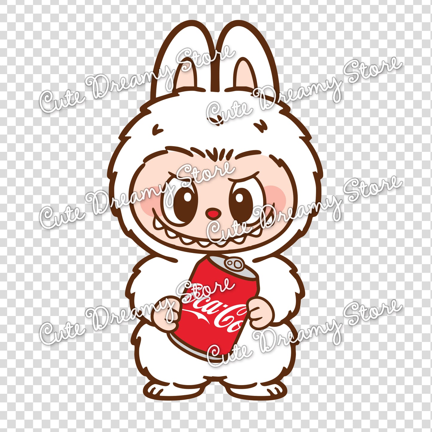 Labubu Coca Cola Clipart SVG / PNG / EPS Vector