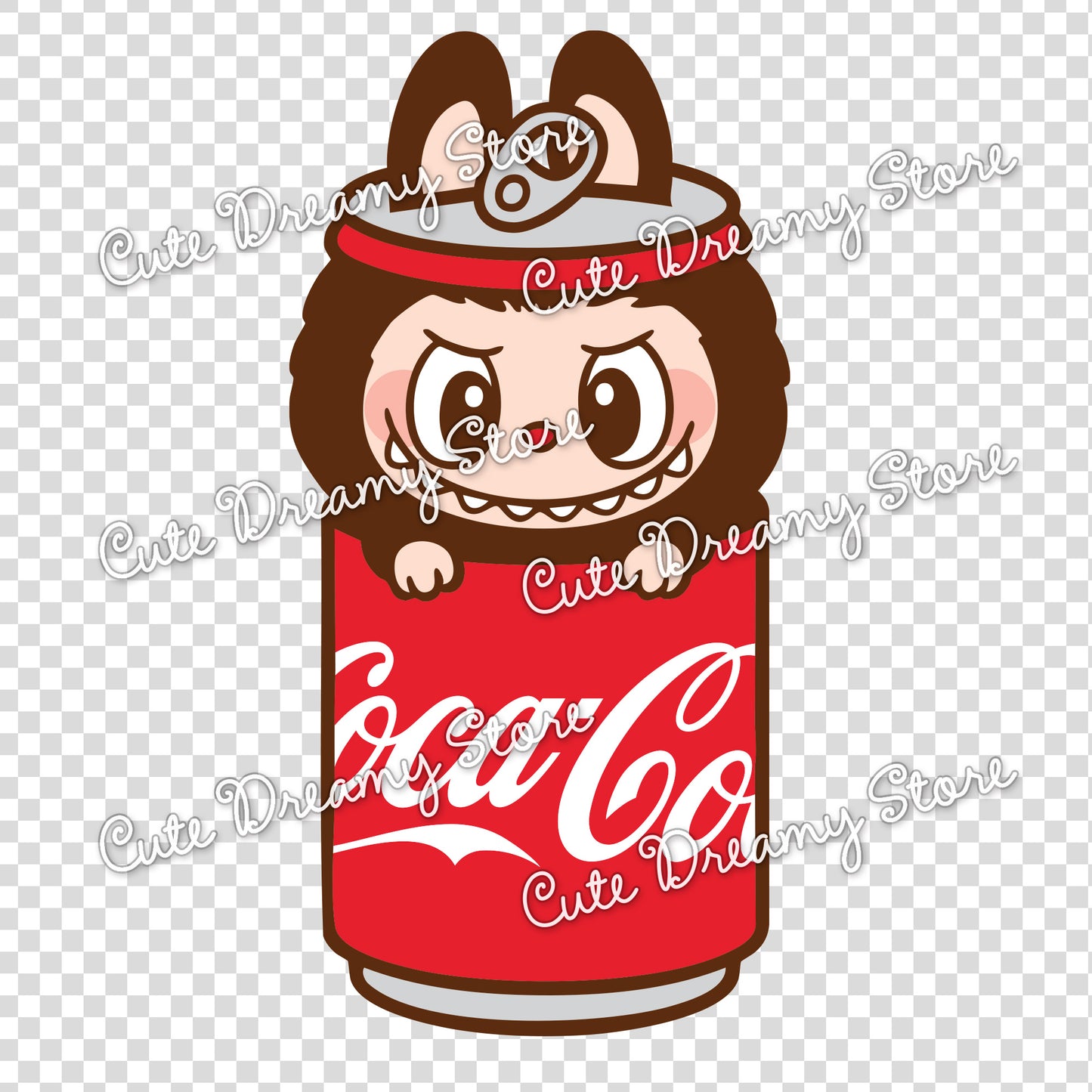 Labubu Coca Cola Clipart SVG / PNG / EPS Vector