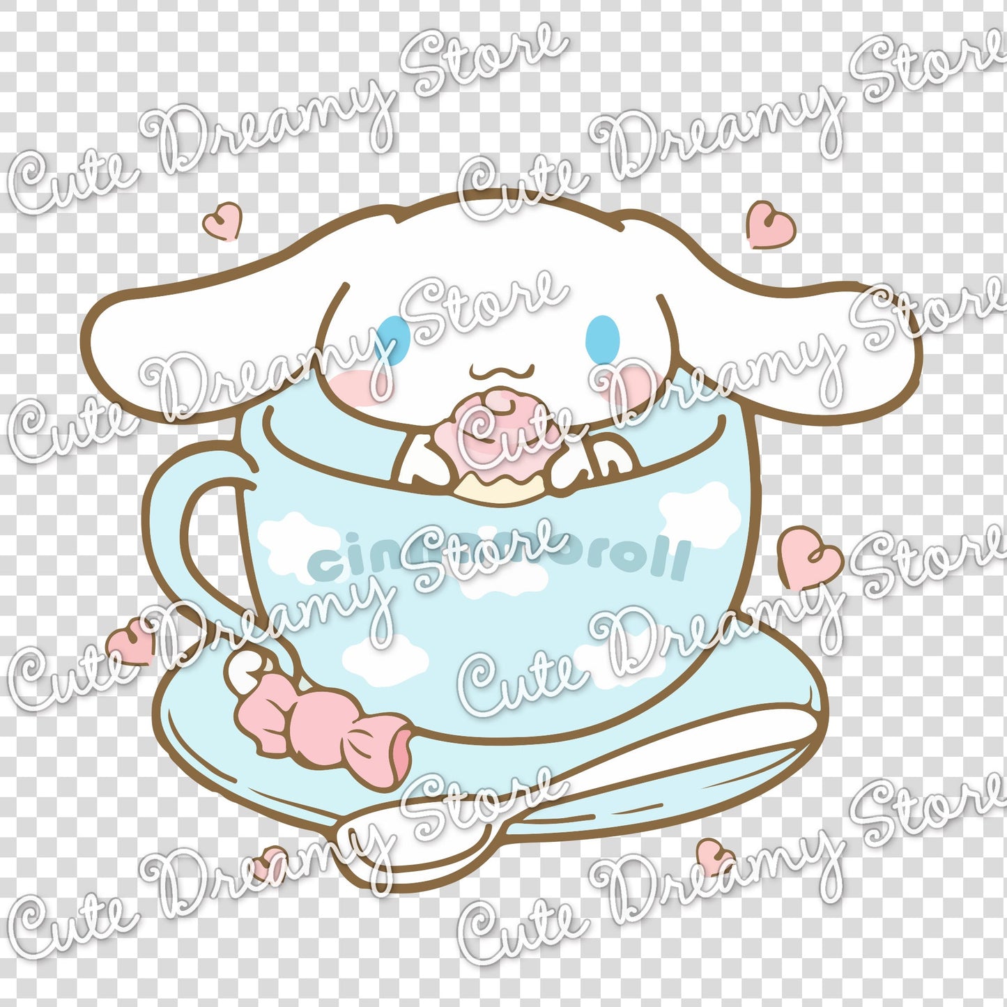 Tea time Cinnamoroll Clipart SVG / PNG / EPS vector 02