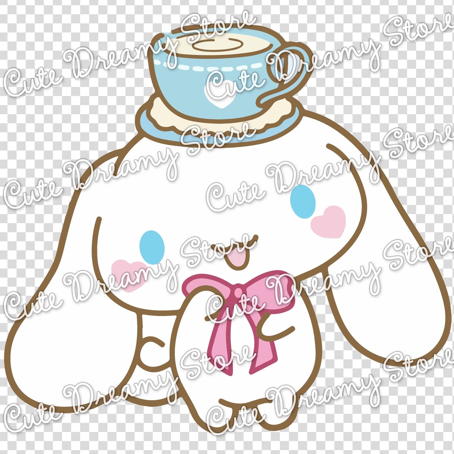 Tea time Cinnamoroll Clipart SVG / PNG / EPS vector 04