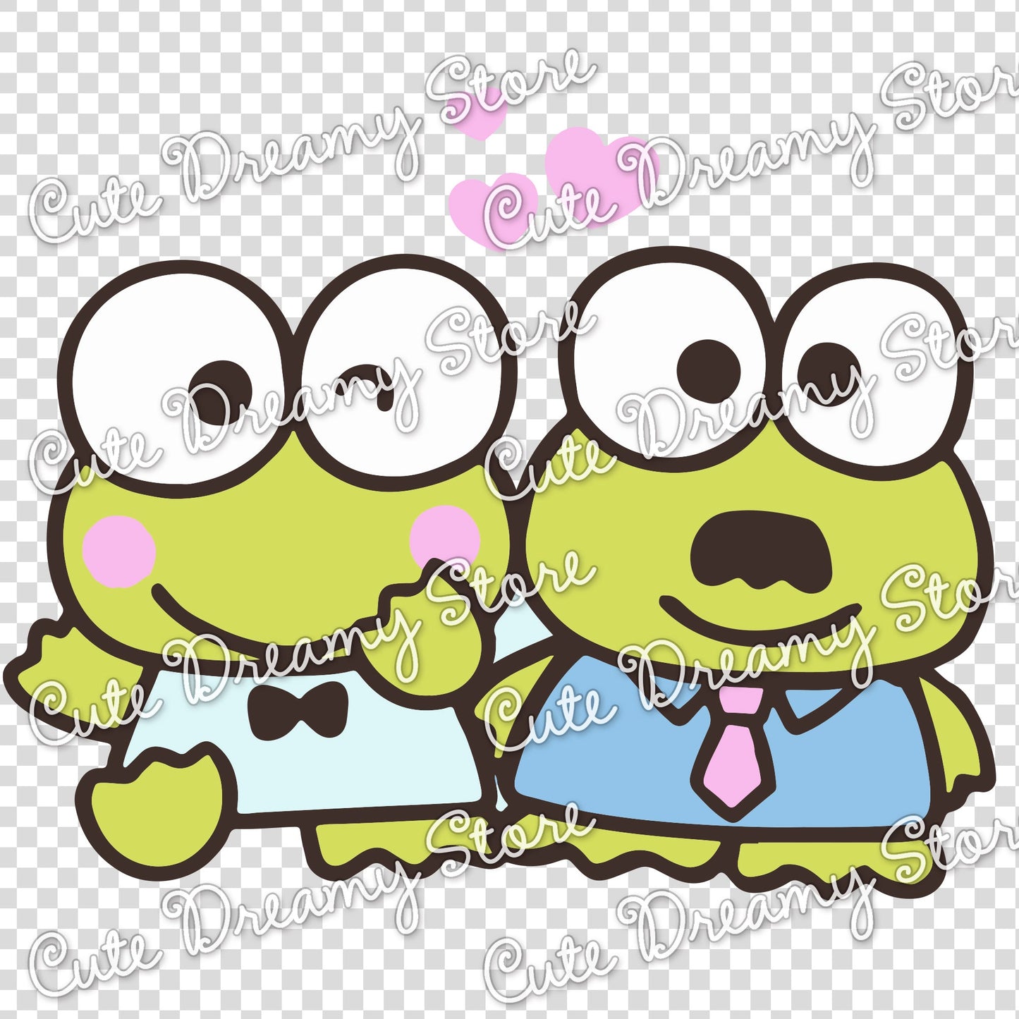 Father’s Day Keroppi Clipart SVG / PNG / EPS vector