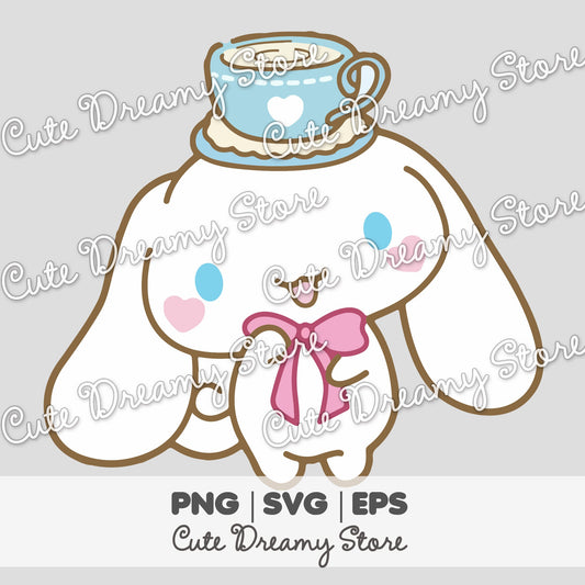 Tea time Cinnamoroll Clipart SVG / PNG / EPS vector 04